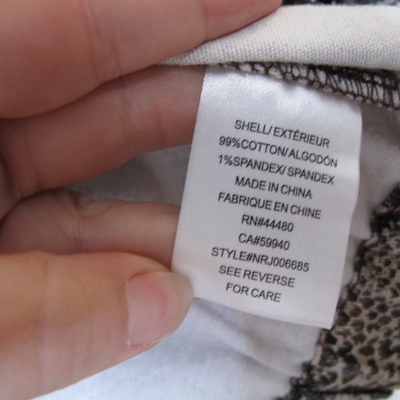 LOVEFIRE Brown Python Print Denim Bomber Jacket - Picture 5 of 11